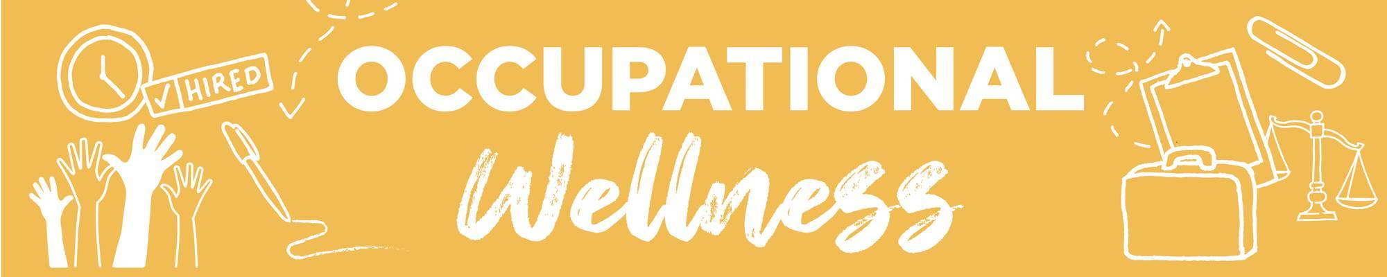 Banner of occupational wellness